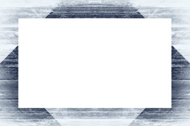 Yaşlı Grunge soyulmuş, soyulmuş, plastik duvarlı, soyulmuş antika çatallı desenli bir çerçeve. Retro Stucco çizilmiş desen. Resim ve Metin için Boş Alan.  