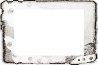 Yaşlı Grunge soyulmuş, soyulmuş, plastik duvarlı, soyulmuş antika çatallı desenli bir çerçeve. Retro Stucco çizilmiş desen. Resim için Boş Alan, Metin. Dikdörtgen yatay 3: 2 Görünüm Oranı Banner
