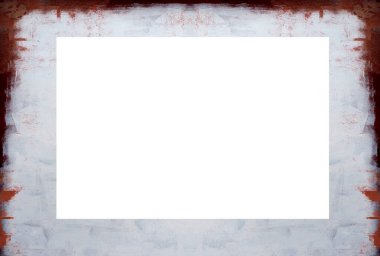 Yaşlı Grunge soyulmuş, soyulmuş, plastik duvarlı, soyulmuş antika çatallı desenli bir çerçeve. Retro Stucco çizilmiş desen. Resim için Boş Alan, Metin. Dikdörtgen yatay 3: 2 Görünüm Oranı Banner