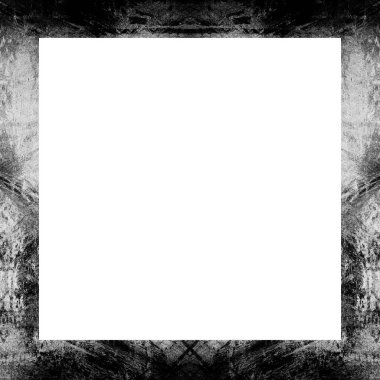 Retro desenli eski grunge vintage desen, kare çerçeve resim için boş alan, metin.