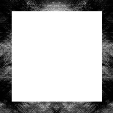 Grunge çerçeve, siyah beyaz dokular. Görüntü ya da reklam metni için alanı ortaya kopyala.   