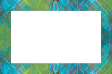 Yaşlı Grunge soyulmuş, soyulmuş, plastik duvarlı, soyulmuş antika çatallı desenli bir çerçeve. Retro Stucco çizilmiş desen. Resim ve Metin için Boş Alan. 