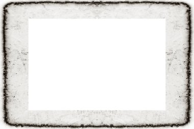 Yaşlı Grunge soyulmuş, soyulmuş, plastik duvarlı, soyulmuş antika çatallı desenli bir çerçeve. Retro Stucco çizilmiş desen. Resim için Boş Alan, Metin. Dikdörtgen yatay 3: 2 Görünüm Oranı Banner