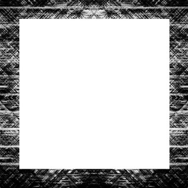 Grunge çerçeve, siyah beyaz dokular. Görüntü ya da reklam metni için alanı ortaya kopyala.   