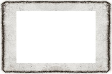 Yaşlı Grunge soyulmuş, soyulmuş, plastik duvarlı, soyulmuş antika çatallı desenli bir çerçeve. Retro Stucco çizilmiş desen. Resim için Boş Alan, Metin. Dikdörtgen yatay 3: 2 Görünüm Oranı Banner
