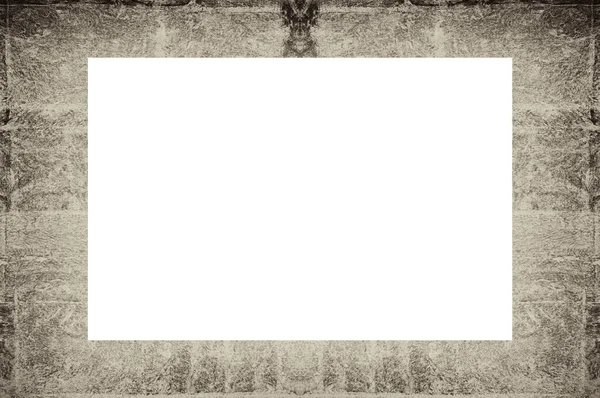 Grunge Frame Weathered Texture Copy Space Middle Image Advertisement Text — Stock Photo, Image