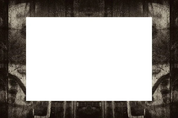 Grunge Keret Időjárásos Textúra Másolás Tér Közepén Kép Vagy Hirdetési — Stock Fotó