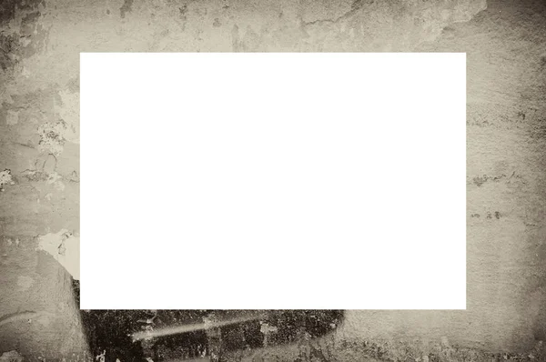 Grunge Keret Időjárási Textúra Másolás Tér Közepén Kép Vagy Hirdetési — Stock Fotó