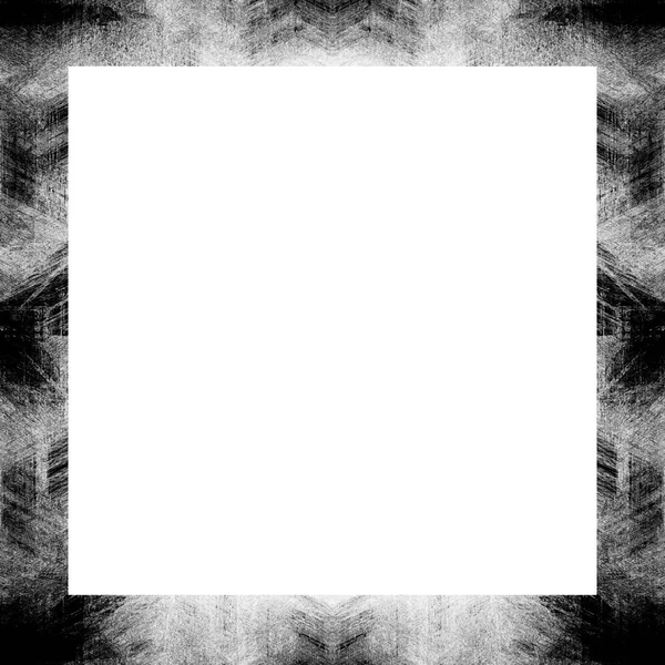 Old Grunge Vintage Texture Retro Pattern Square Frame Empty Space — Stock Photo, Image