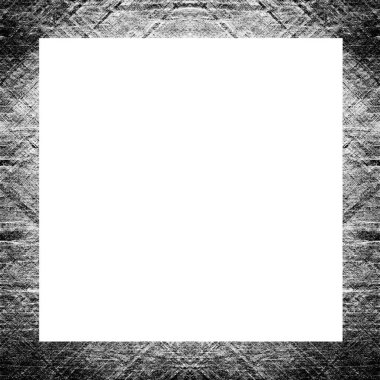 Grunge çerçeve, siyah beyaz dokular. Görüntü ya da reklam metni için alanı ortaya kopyala.   