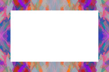 Yaşlı Grunge soyulmuş, soyulmuş, plastik duvarlı, soyulmuş antika çatallı desenli bir çerçeve. Retro Stucco çizilmiş desen. Resim ve Metin için Boş Alan. 