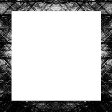 Grunge çerçeve, siyah beyaz dokular. Görüntü ya da reklam metni için alanı ortaya kopyala.   