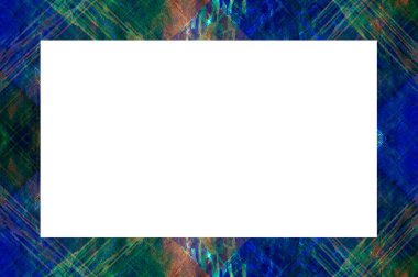 Yaşlı Grunge soyulmuş, soyulmuş, plastik duvarlı, soyulmuş antika çatallı desenli bir çerçeve. Retro Stucco çizilmiş desen. Resim ve Metin için Boş Alan. 