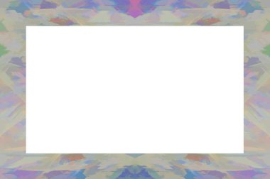 Yaşlı Grunge soyulmuş, soyulmuş, plastik duvarlı, soyulmuş antika çatallı desenli bir çerçeve. Retro Stucco çizilmiş desen. Resim ve Metin için Boş Alan. 