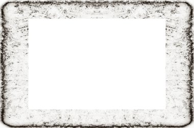 Yaşlı Grunge soyulmuş, soyulmuş, plastik duvarlı, soyulmuş antika çatallı desenli bir çerçeve. Retro Stucco çizilmiş desen. Resim için Boş Alan, Metin. Dikdörtgen yatay 3: 2 Görünüm Oranı Banner