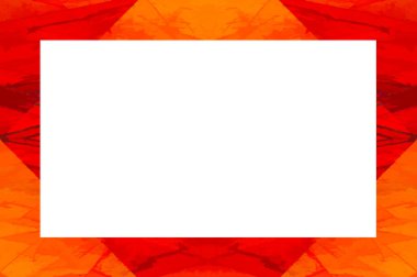 Yaşlı Grunge soyulmuş, soyulmuş, plastik duvarlı, soyulmuş antika çatallı desenli bir çerçeve. Retro Stucco çizilmiş desen. Resim ve Metin için Boş Alan.  