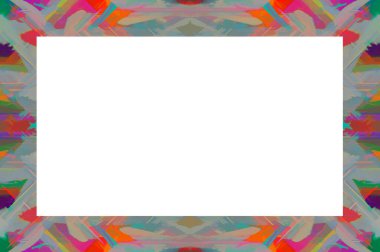 Yaşlı Grunge soyulmuş, soyulmuş, plastik duvarlı, soyulmuş antika çatallı desenli bir çerçeve. Retro Stucco çizilmiş desen. Resim ve Metin için Boş Alan. 