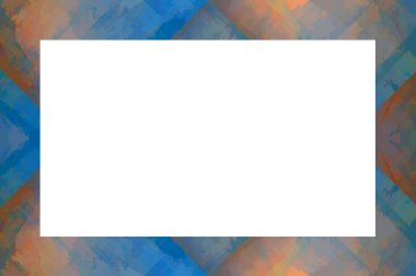 Yaşlı Grunge soyulmuş, soyulmuş, plastik duvarlı, soyulmuş antika çatallı desenli bir çerçeve. Retro Stucco çizilmiş desen. Resim ve Metin için Boş Alan. 