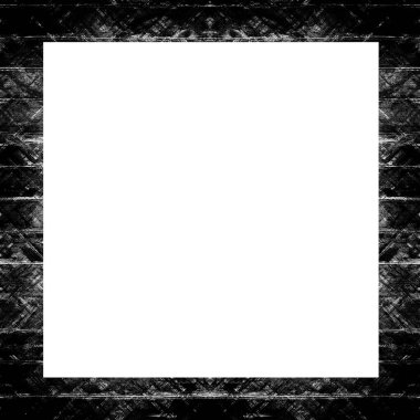 Grunge çerçeve, siyah beyaz dokular. Görüntü ya da reklam metni için alanı ortaya kopyala.   