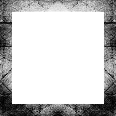 Retro desenli eski grunge vintage desen, kare çerçeve resim için boş alan, metin.