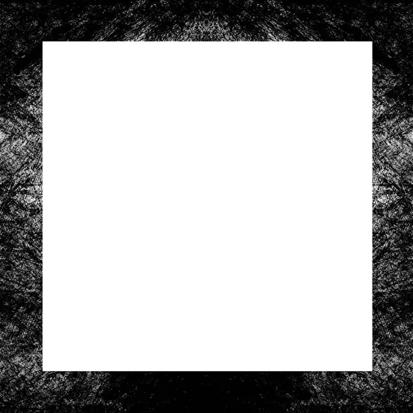 Telaio Grunge Struttura Bianco Nero Copia Spazio Nel Mezzo Testo — Foto Stock