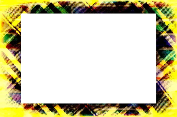 Abstract Kleurrijk Frame Met Lege Ruimte Voor Beeld Tekst — Stockfoto
