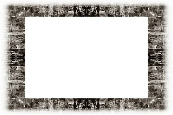 Old Color Grunge Vintage Texture Retro Pattern Frame Empty Space — Stock Photo, Image