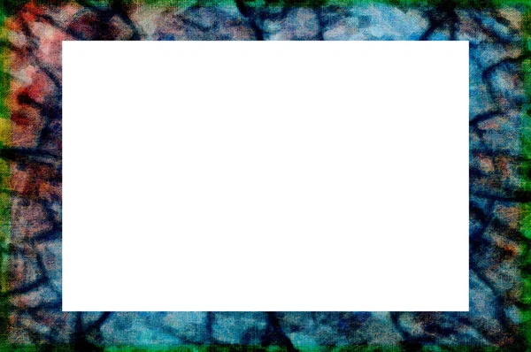 Abstrakcyjna Kolorowa Ramka Pustą Przestrzenią Obraz Tekst — Zdjęcie stockowe