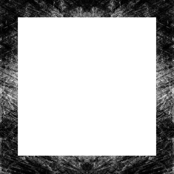 Old Grunge Vintage Texture Retro Pattern Square Frame Empty Space — Stock Photo, Image