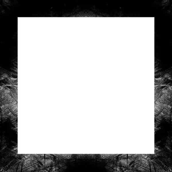 Old Grunge Vintage Texture Retro Pattern Square Frame Empty Space — Stock Photo, Image