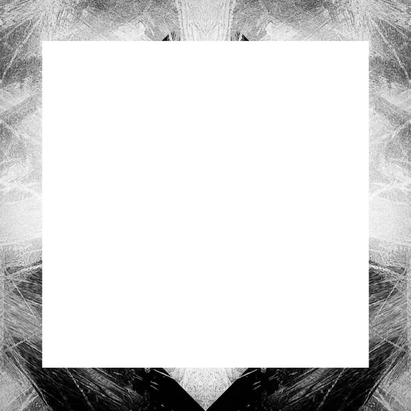 Old Grunge Vintage Texture Retro Pattern Square Frame Empty Space — Stock Photo, Image