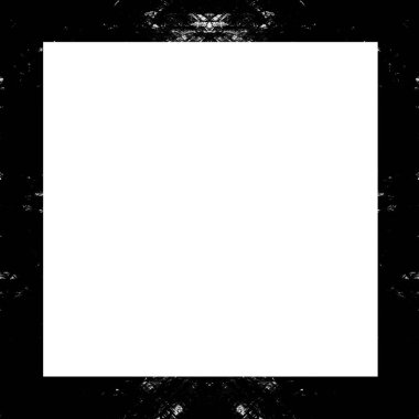 Grunge çerçeve, siyah beyaz dokular. Görüntü ya da reklam metni için alanı ortaya kopyala.   