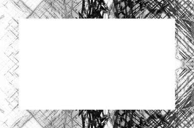 Yaşlı Grunge soyulmuş, soyulmuş, plastik duvarlı, soyulmuş antika çatallı desenli bir çerçeve. Retro Stucco çizilmiş desen. Resim ve Metin için Boş Alan. 