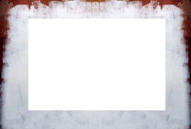 Yaşlı Grunge soyulmuş, soyulmuş, plastik duvarlı, soyulmuş antika çatallı desenli bir çerçeve. Retro Stucco çizilmiş desen. Resim için Boş Alan, Metin. Dikdörtgen yatay 3: 2 Görünüm Oranı Banner