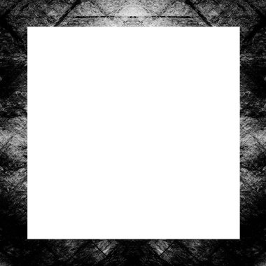 Grunge çerçeve, siyah beyaz dokular. Görüntü ya da reklam metni için alanı ortaya kopyala.   