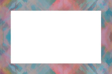 Yaşlı Grunge soyulmuş, soyulmuş, plastik duvarlı, soyulmuş antika çatallı desenli bir çerçeve. Retro Stucco çizilmiş desen. Resim ve Metin için Boş Alan. 