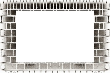 Yaşlı Grunge soyulmuş, soyulmuş, plastik duvarlı, soyulmuş antika çatallı desenli bir çerçeve. Retro Stucco çizilmiş desen. Resim için Boş Alan, Metin. Dikdörtgen yatay 3: 2 Görünüm Oranı Banner