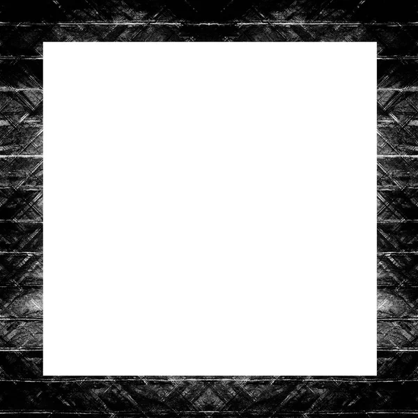 Marco Grunge Textura Blanco Negro Copie Espacio Medio Para Texto — Foto de Stock