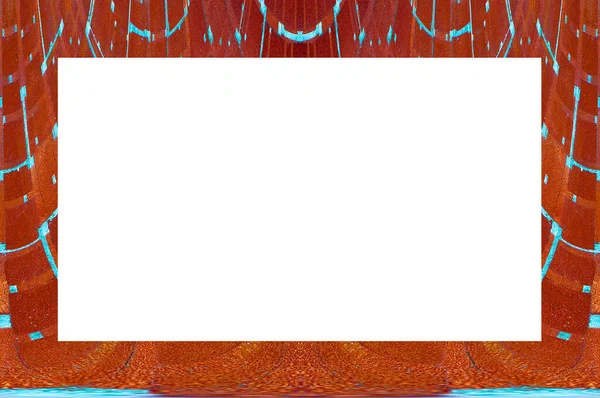 Старий Колір Гранжевої Старовинної Текстури Ретро Візерунком Рамка Порожнім Простором — стокове фото