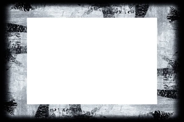 Stary Grunge Obrane Odlewane Tynk Malowany Ramki Ściennej Abstrakcyjną Antyczną — Zdjęcie stockowe