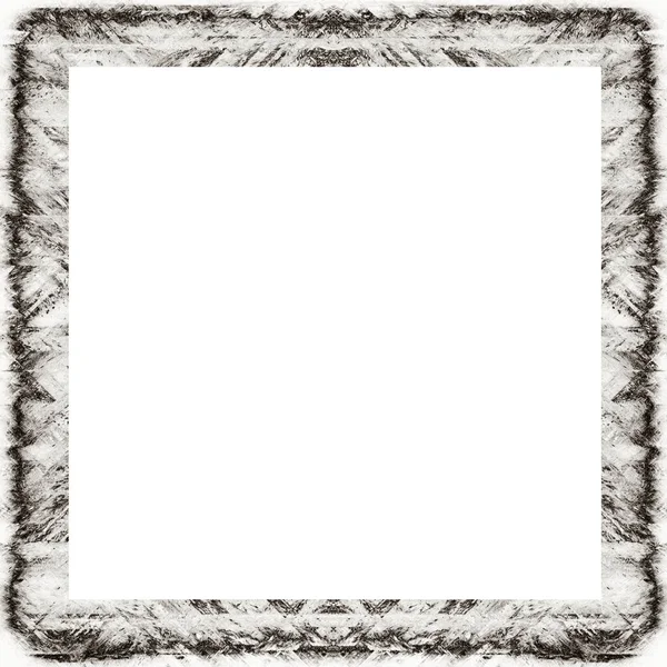 Old Color Grunge Vintage Texture Retro Pattern Square Frame Empty — Stock Photo, Image