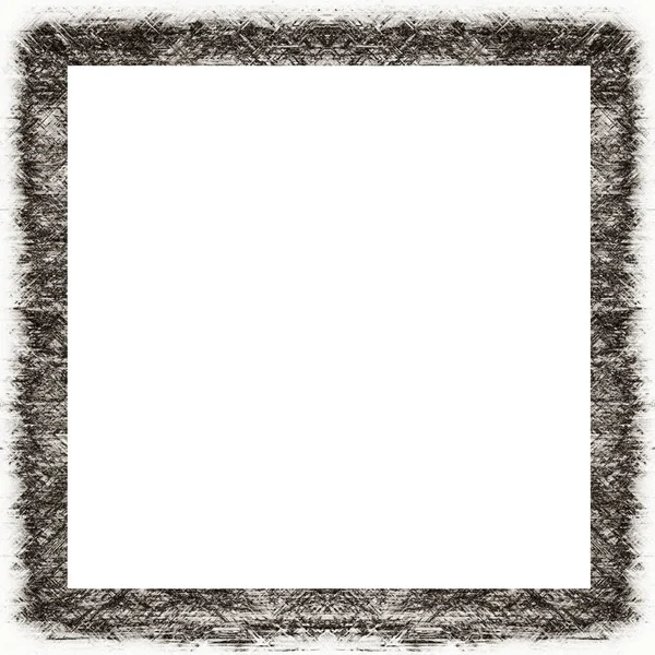 Oude Kleur Grunge Vintage Textuur Met Retro Patroon Vierkant Frame — Stockfoto