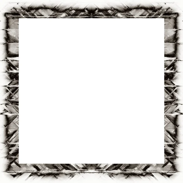 Oude Kleur Grunge Vintage Textuur Met Retro Patroon Frame Met — Stockfoto