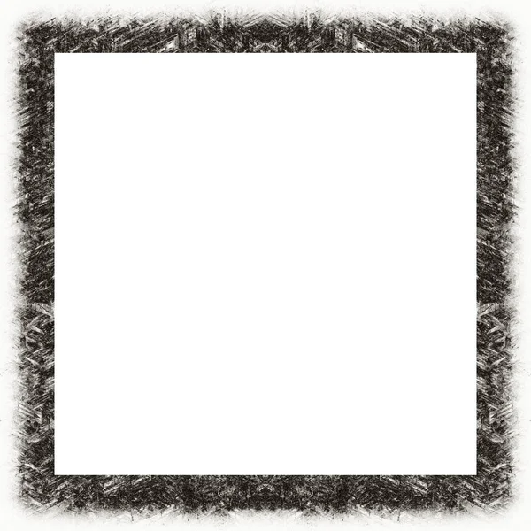 Oude Kleur Grunge Vintage Textuur Met Retro Patroon Vierkant Frame — Stockfoto