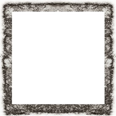Geçmişe dönük eski grunge klasik deseni, resim için boş alanı olan kare çerçeve, metin.