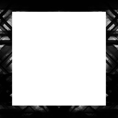 Geçmişe dönük eski grunge klasik deseni, resim için boş alanı olan kare çerçeve, metin.