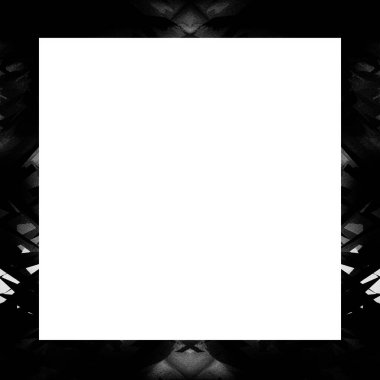 Geçmişe dönük eski grunge klasik deseni, resim için boş alanı olan kare çerçeve, metin.