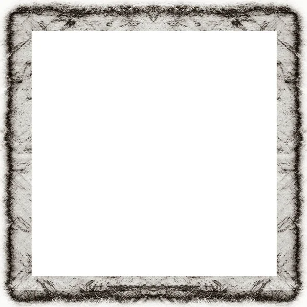 Old Color Grunge Vintage Texture Retro Pattern Square Frame Empty — Stock Photo, Image