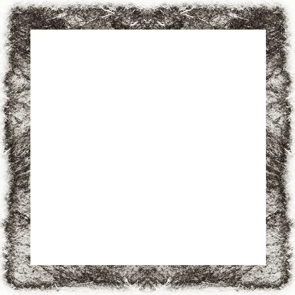 Oude Kleur Grunge Vintage Textuur Met Retro Patroon Vierkant Frame — Stockfoto