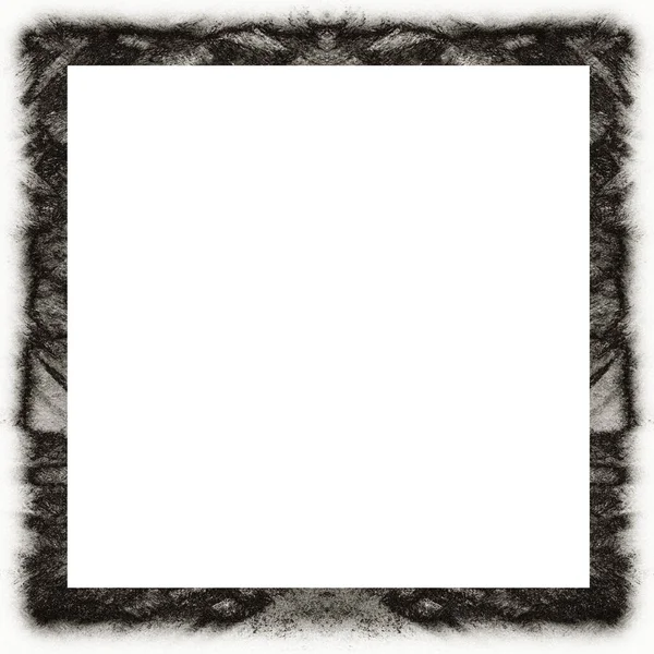 Oude Kleur Grunge Vintage Textuur Met Retro Patroon Vierkant Frame — Stockfoto